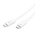 J5Create MacBook Pro 16" 2021 USB-C To C Thunderbolt 3 Cable 0.5m – White 1