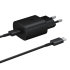 Official Samsung 25W EU Fast Charger With 1.5m USB-C To C Cable- Black 1