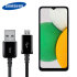 Official Samsung Galaxy A03 Core 1m Micro-USB Charging Cable - Black 1