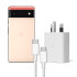 Official Google Pixel 6 30W USB-C Fast Charger & Cable UK - White 1