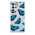LoveCases Gel Blue Butterfly Case - For Samsung Galaxy S22 Ultra 1