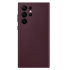 Official Samsung Leather Cover Burgundy Case - For Samsung Galaxy S22 Ultra 1