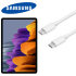 Official Samsung White USB-C to C Power Cable 1m - For Samsung Galaxy Tab S8 1