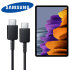 Official Samsung Black USB-C to C Power Cable 1m - For Samsung Galaxy Tab S8 1
