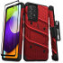 Zizo Bolt Tough Red Case & Glass Screen Protector - For Samsung Galaxy A53 5G 1