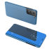 Clear View Smart Metallic Blue Case - For Samsung Galaxy S21 FE 1