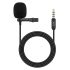 XO Wired Black Lavalier Lapel Microphone - For 3.5mm Audio Jack Devices 1