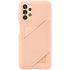 Official Samsung Card Slot Peach Cover Case - For Samsung Galaxy A13 4G 1