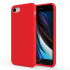 Olixar Soft Silicone Protective Red Case - For iPhone SE 2020 1