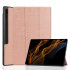 Olixar Rose Gold Leather-Style Stand Case With S Pen Holder - For Samsung Galaxy Tab S8 Ultra 1