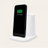 KSIX Wireless Charger Stand Pen Holder With USB Ports - White 1