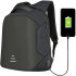 Aquarius Anti Theft and Water-Resistant Backpack With USB Charging Port-  Black 1