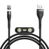 Baseus 3-in-1 Magnetic USB-A To USB-C/Micro-USB/Lightning 1m Cable - Black 1