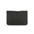 Noreve Grained Black Leather Pouch With Apple Pencil Slot - For Apple iPad Air 1