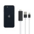 Aquarius 1080p PD HDMI Adapter with USB-A and Lightning Cables - For iPhone SE 2022 1