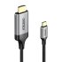 Choetech 2m 4K 60 HZ USB-C To HDMI Thunderbolt 3 Cable - Black 1