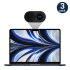 Olixar Anti-Hack Webcam Cover 3 Pack - For MacBook Air 2022 M2 Chip 1