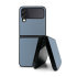 Olixar Genuine Leather Blue Case - For Samsung Galaxy Z Flip4 1