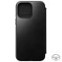 Nomad Horween Leather Modern Folio Black Case - For iPhone 14 Pro Max 1