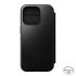 Nomad Horween Leather Modern Folio Black Case - For iPhone 14 Pro 1