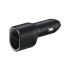 Official Samsung 40W Dual USB and USB-C Car Charger - Black 1