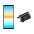 Olixar 20W Black Single USB-C Wall Charger with UK Plug - For Sony Xperia 10 IV 1