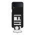 Official Samsung Black Silicone Case With Strap - For Samsung Galaxy Z Flip 4 DN 1