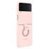 Official Samsung Pink Silicone Ring Case - For Samsung Galaxy Z Flip4 1