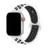 Olixar Rice White and Black Double Silicone Sports Strap (Size S) - For Apple Watch Series 1 38mm 1