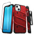 Zizo Bolt Protective Red Case with Kickstand and Screen Protector - For iPhone 14 1