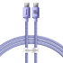 Baseus Purple 1.2m 100W USB-C to USB-C Fast Charging and Data Transfer Cable 1