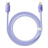 Baseus 20W 1.2m Crystal Shine USB-C to Lightning Cable - Purple 1