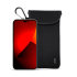 Olixar Neoprene Black Pouch with Card Slot - For iPhone 14 Pro 1