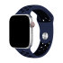Olixar Midnight Blue and Black Double Silicone Sports Strap (Size L) - For Apple Watch Series 8 45mm 1