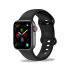 Olixar Black Silicone Strap - For Apple Watch Series 8 41mm 1