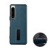 Olixar Leather-Style Kickstand Blue Case - For Sony Xperia 5 IV 1