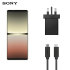 Official Sony Black 30W Fast Mains Charger & 1m USB-C Cable - For Sony Xperia 5 IV 1