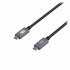 Kit Braided Black USB-C to USB-C Charging Cable 1m - For MacBook Pro 14" 2022 1