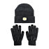 Ultimate Outdoor Bundle: Hat with Rechargeable LED Headlamp Light & Olixar Touch Screen Smart Gloves 1
