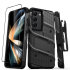 Zizo Bolt Black Tough Case and Screen Protector - For Samsung Galaxy S23 1