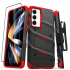 Zizo Bolt Red Tough Case and Screen Protector - For Samsung Galaxy S23 1