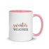 LoveCases Sweater Weather Pink Handle Mug 1