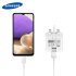 Official Samsung White Fast Charger & USB-C Cable - For Samsung Galaxy S23 Ultra 1
