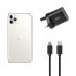 Olixar Black 20W Fast Mains Charger & USB to Lightning 1.5m Cable - For iPhone 11 Pro 1
