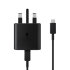 Official Samsung Black 45W Super Fast Wall Charger & 1m USB-C to C Cable - For Samsung Galaxy S23 Ultra 1
