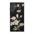 LoveCases White Cherry Blossom Black Gel Case - For Samsung Galaxy S23 Ultra 1