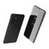 Clear View Black Case with Flip Cover - For Samsung Galaxy S23 Ultra 1