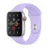 Olixar English Lavender Silicone Sport Strap (Size Small) - For Apple Watch Series 5 40mm 1