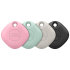 Official Samsung Galaxy Black & Oatmeal & Mint & Pink SmartTag Bluetooth Compatible Tracker - 4 Pack 1