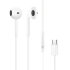 Dudao White 1.2m In-Ear USB-C Wired Headphones 1